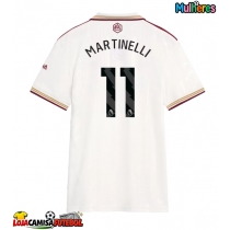 Camisa de Futebol Arsenal Gabriel Martinelli #11 Equipamento Alternativo Mulheres 2025-26 Manga Curta